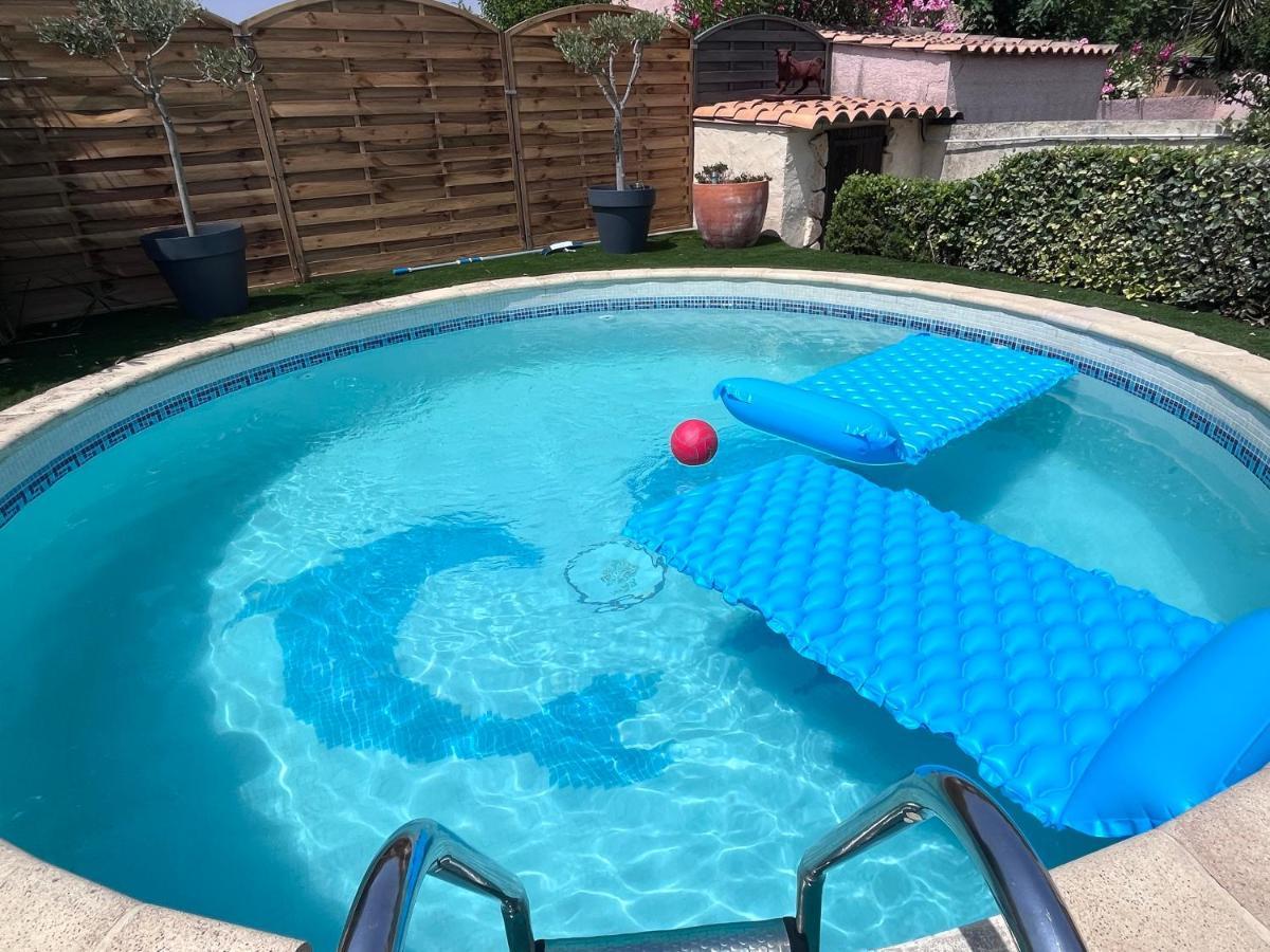 Piscine Cosy, 3 Chambres, 3 Sdb, Havre De Paix A 10 Min Des Plages Mauguio Esterno foto