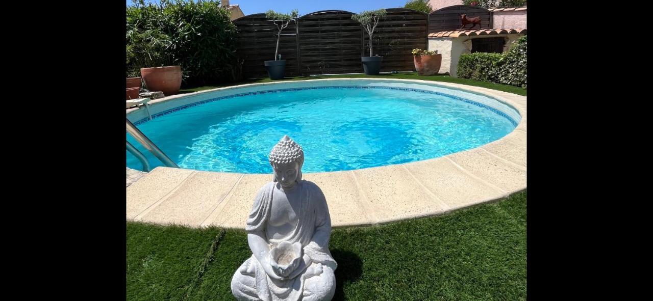 Piscine Cosy, 3 Chambres, 3 Sdb, Havre De Paix A 10 Min Des Plages Mauguio Esterno foto